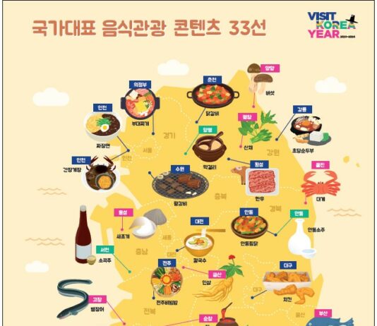 다양한 한국의 맛과 함께 여행을 즐기세요